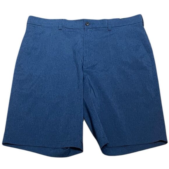Grand Slam Performance Blue Flat Front Active Shorts, Size 36, NWT - Picture 1 of 7
